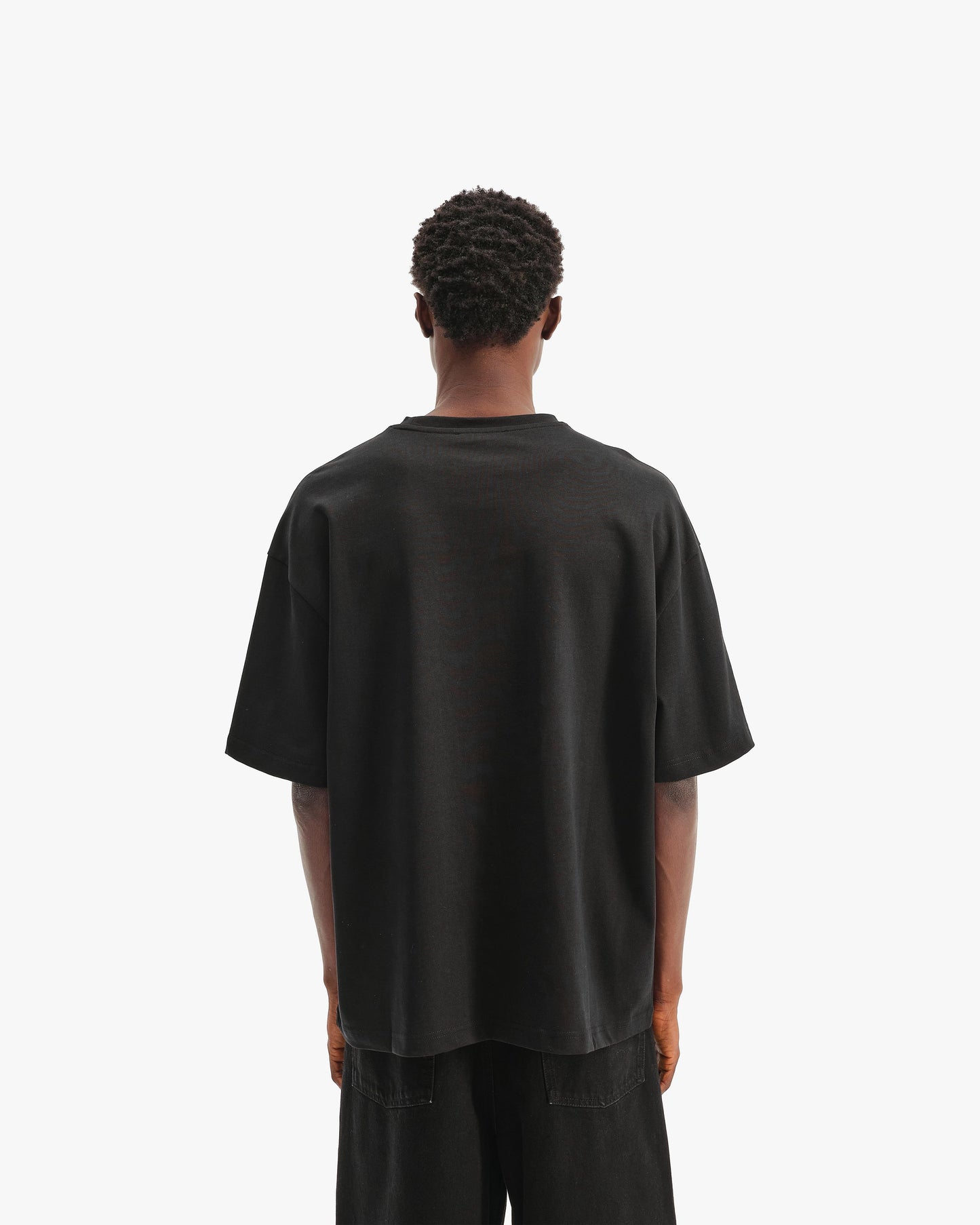 CHAMP EMBLEM TEE WHITE/BLACK