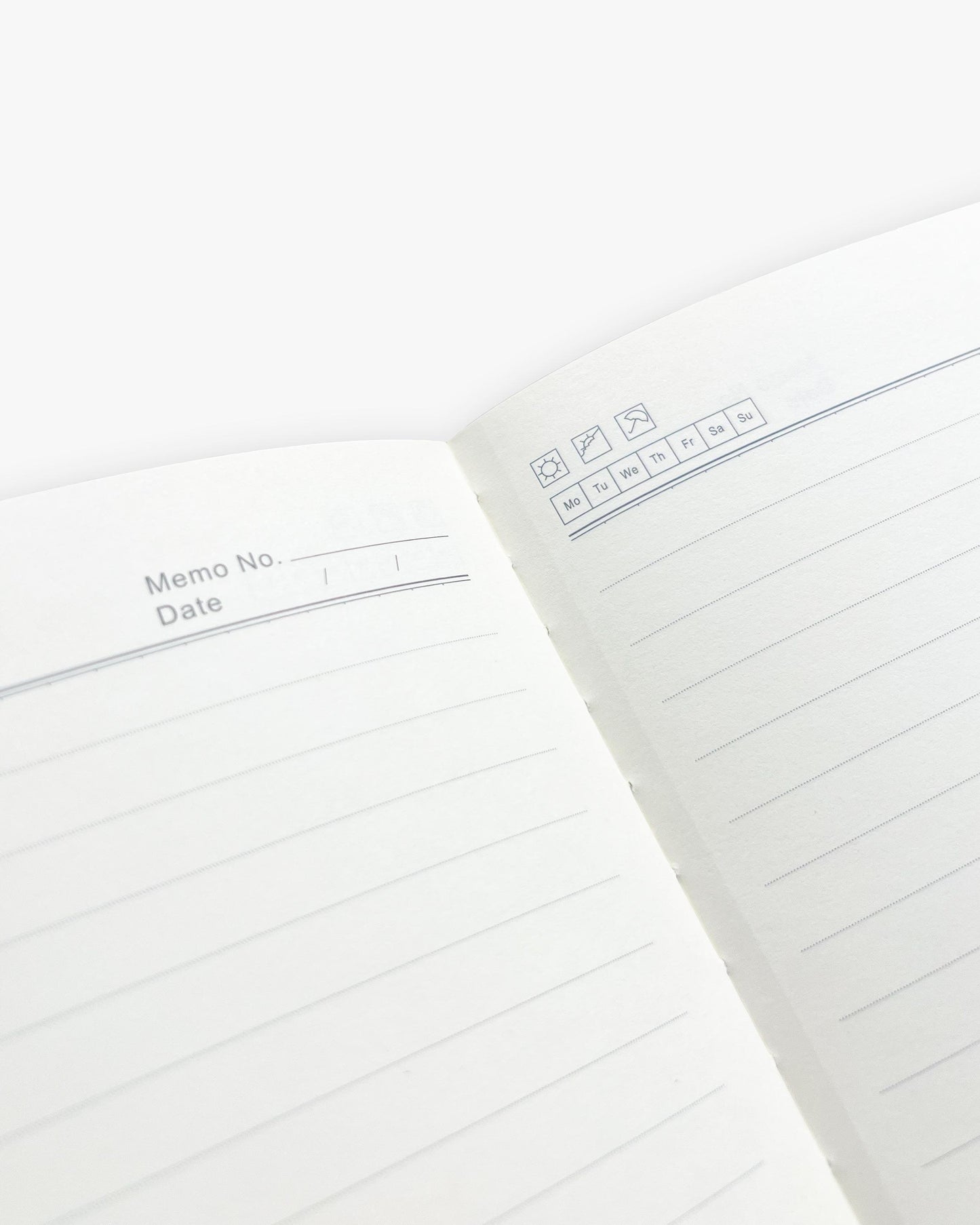 V-LOGO NOTEBOOK MOCHA