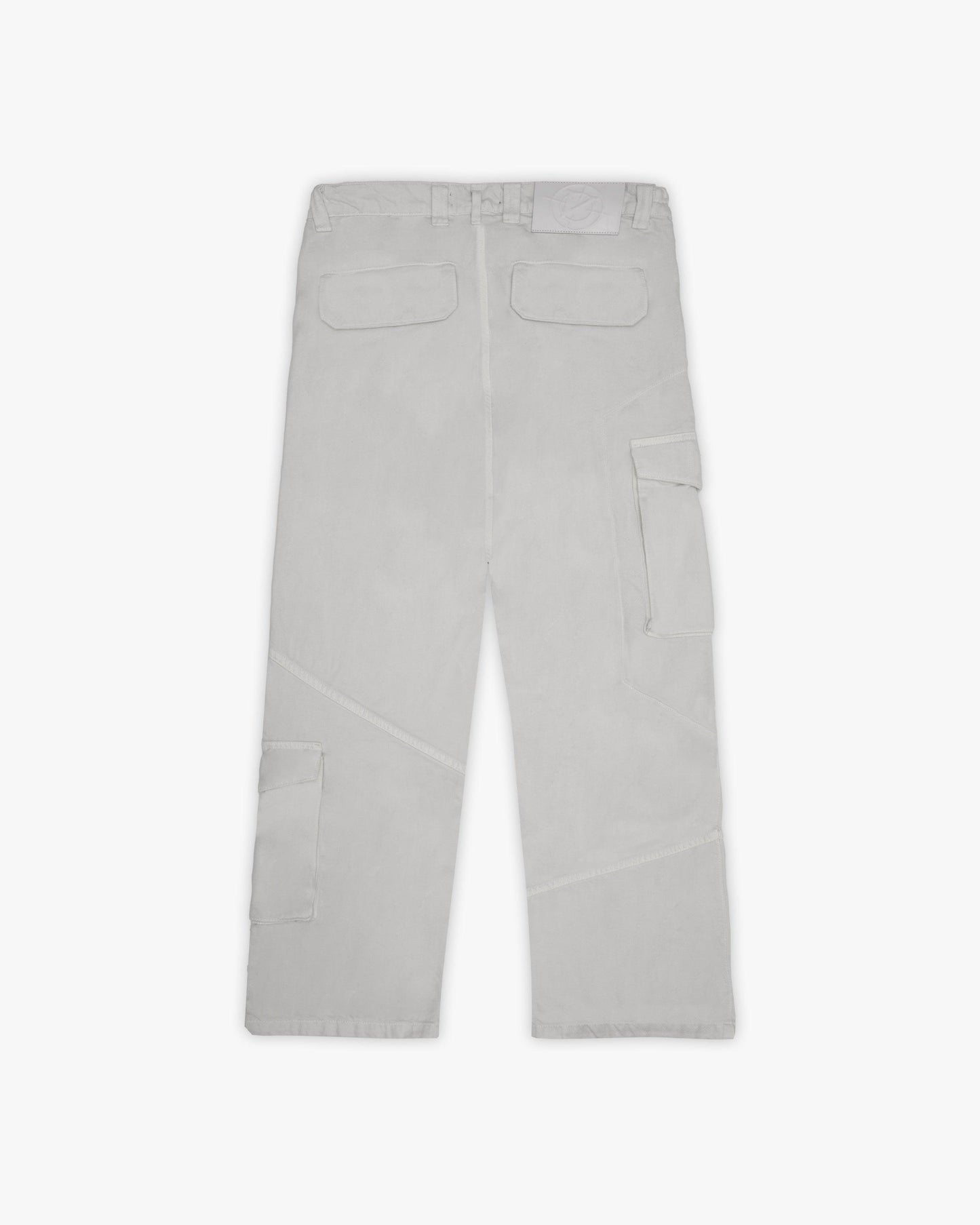 ASYMETRICAL CARGOPANTS LIGHT GREY