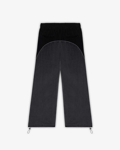 VELOURS TRACK PANTS BLACK