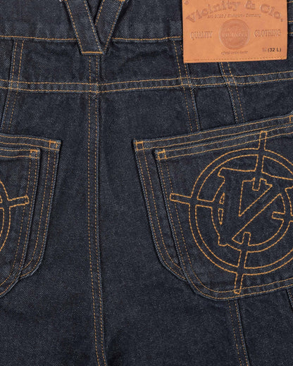 V-LOGO RAW DENIM
