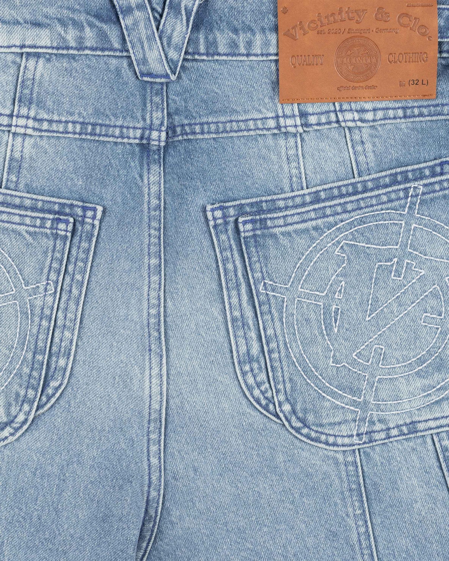 V-LOGO LIGHT BLUE DENIM