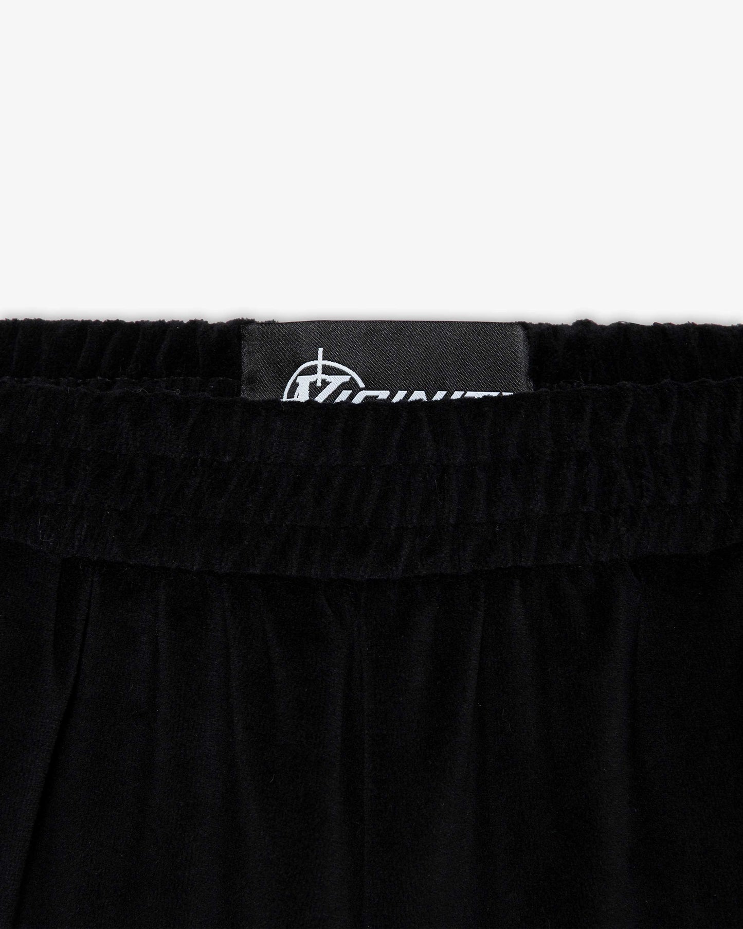 VELOURS TRACK PANTS BLACK