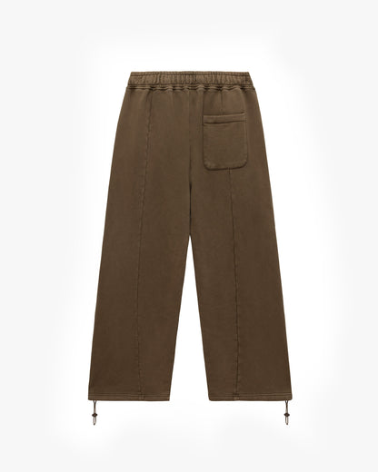 ACID WASHED JOGGER BROWN