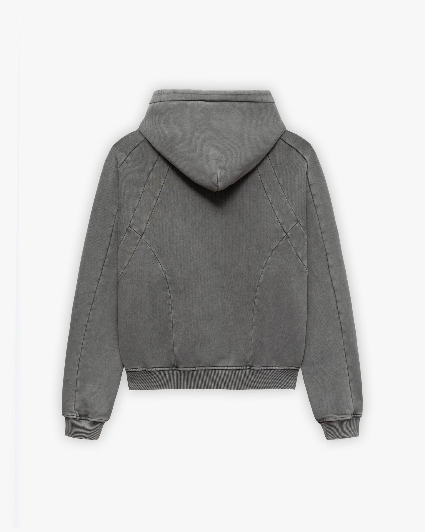 ACID WASHED HOODIE LIGHT GREY