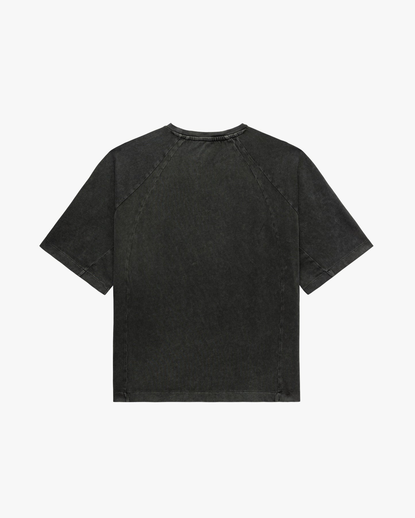 ACID WASHED TEE DARK GREY