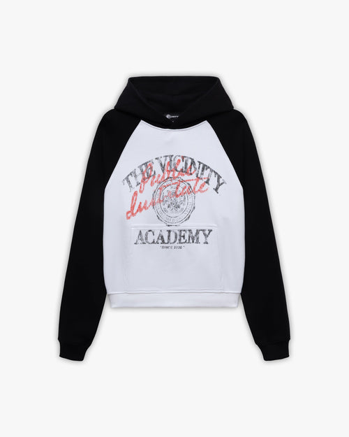 BICOLOR PUBLIC INSTITUTE HOODIE BLACK/WHITE