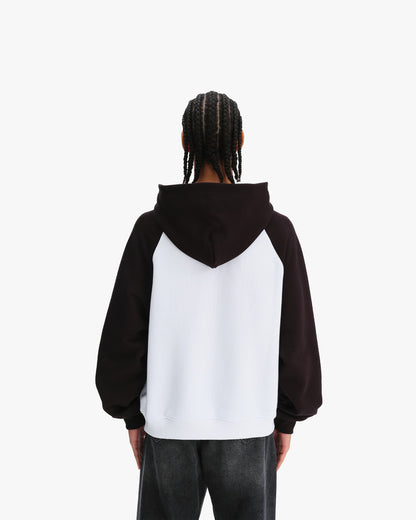 BICOLOR PUBLIC INSTITUTE HOODIE BLACK/WHITE