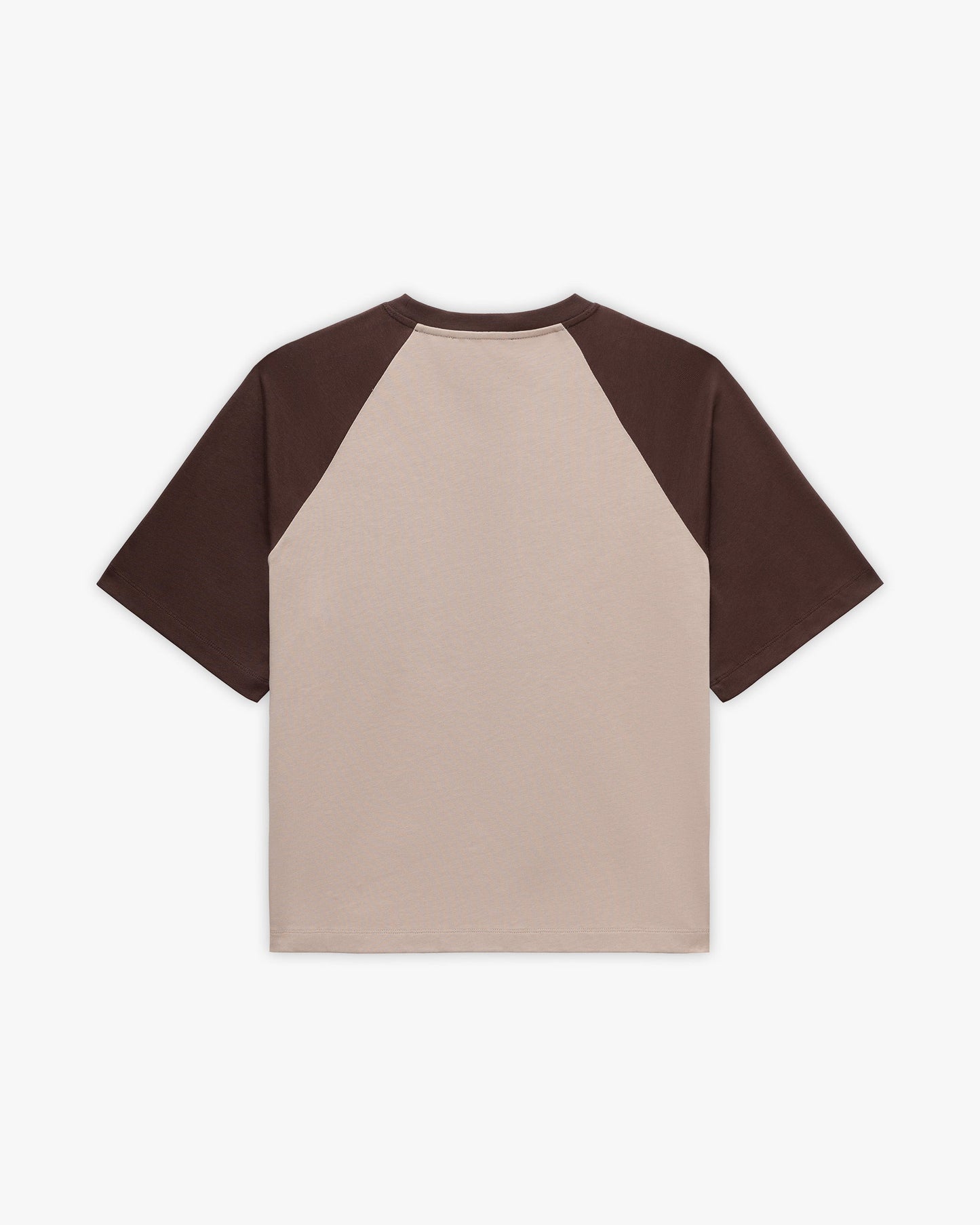 BICOLOR PUBLIC INSTITUTE TEE BROWN/CREAM