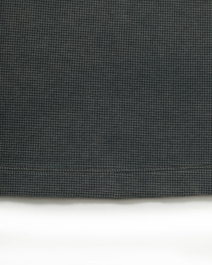 ACID WASHED WAFFLE LONGSLEEVE DARK GREY