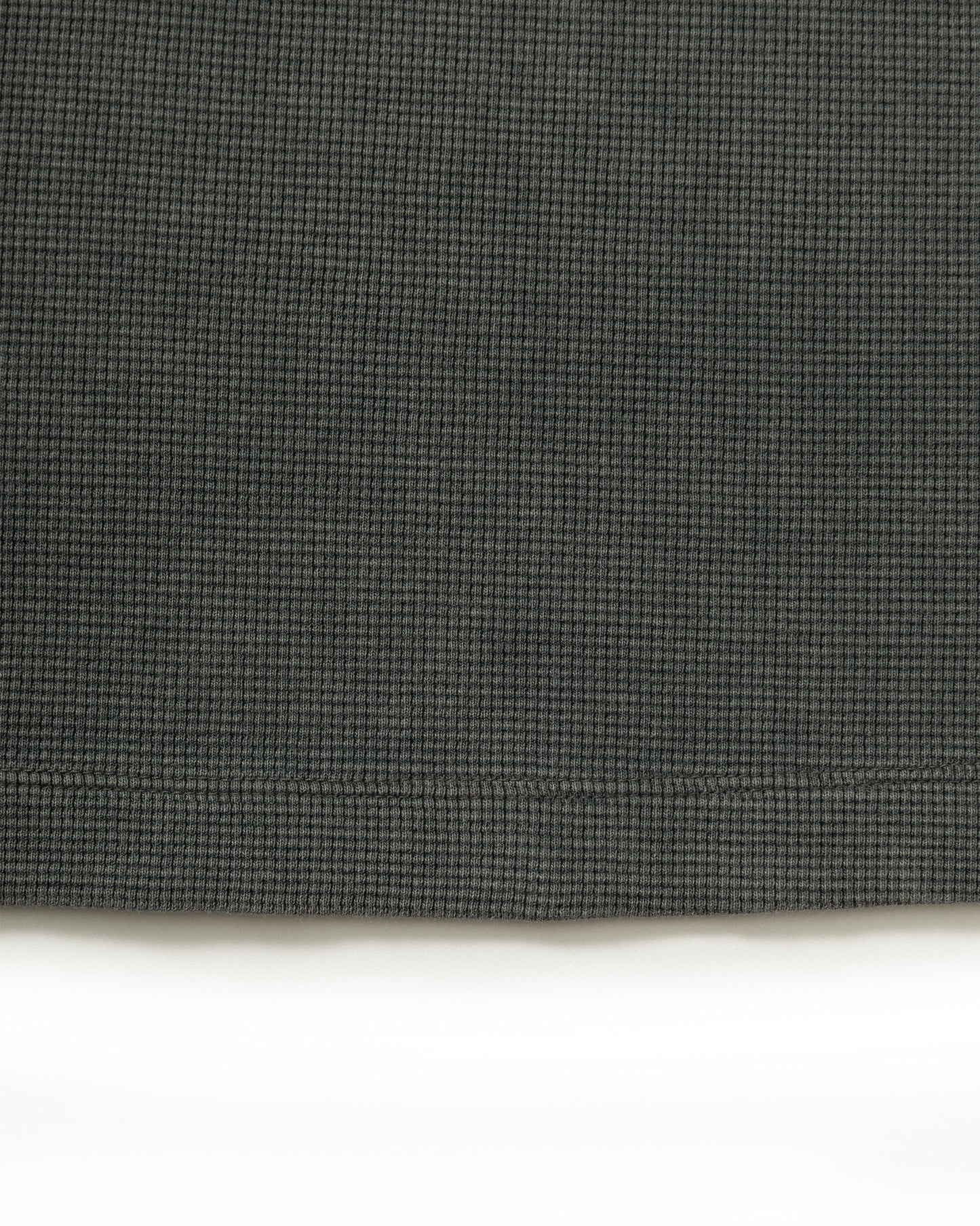 ACID WASHED WAFFLE LONGSLEEVE LIGHT GREY