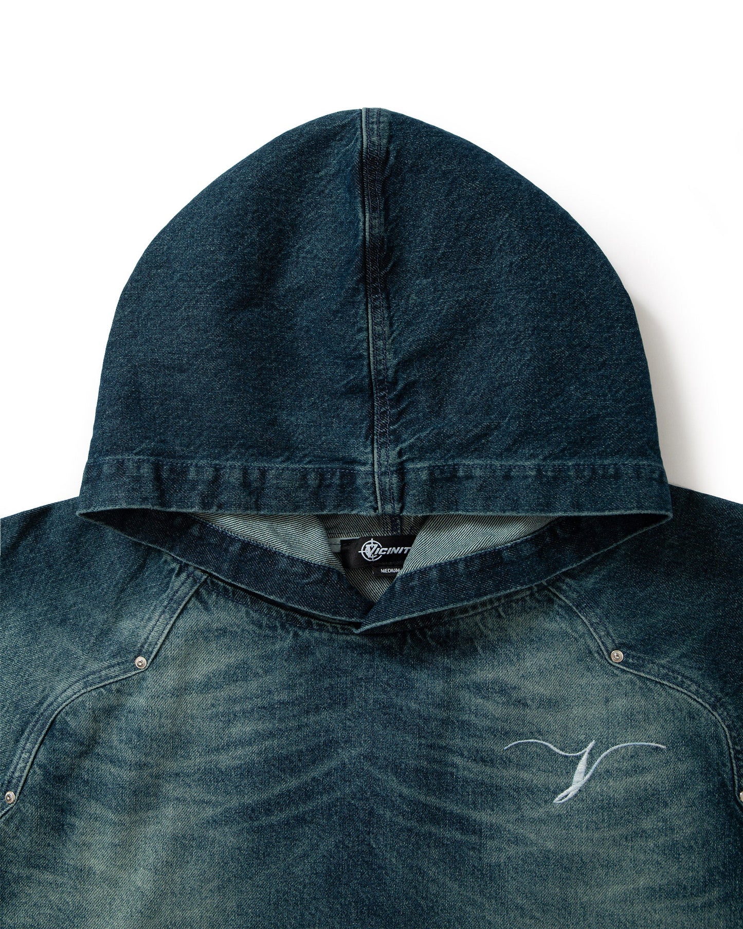 WILD SOUTH DENIM HOODIE LAKE