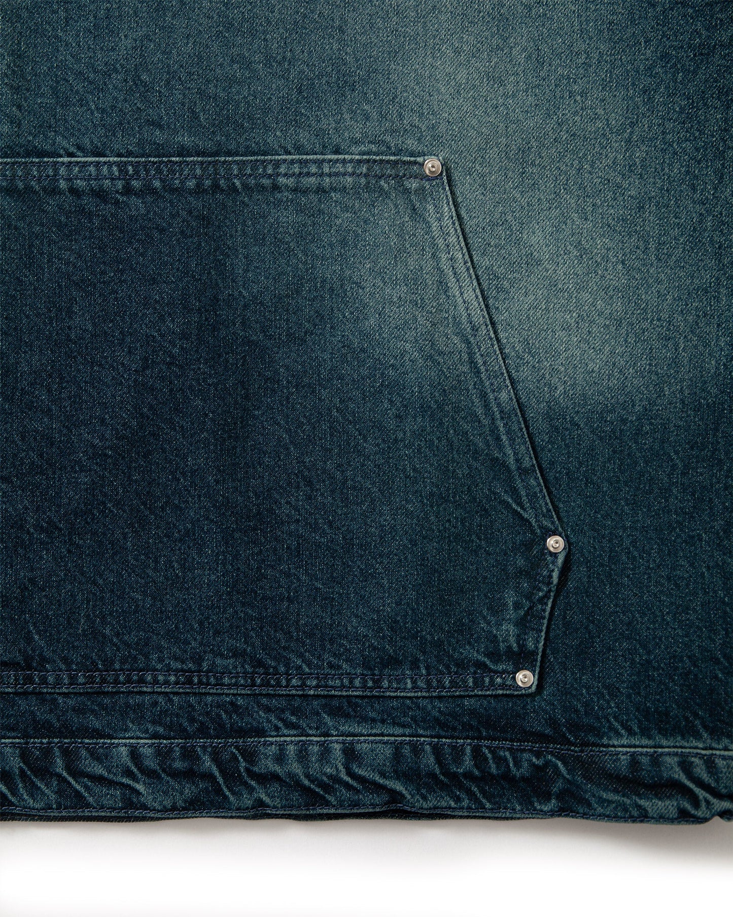 WILD SOUTH DENIM HOODIE LAKE