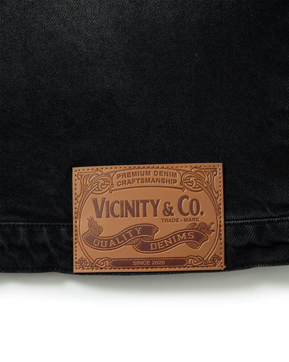 WILD SOUTH DENIM HOODIE COAL