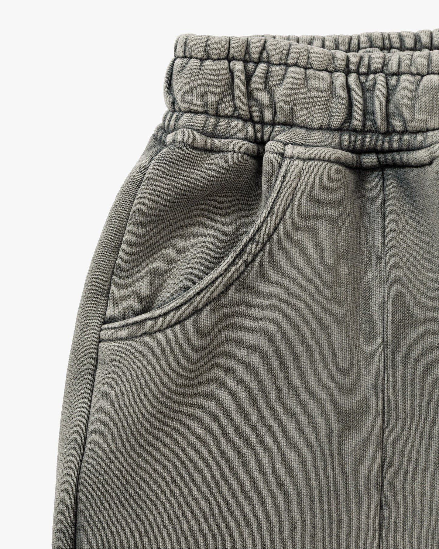 ACID WASHED JOGGER LIGHT GREY