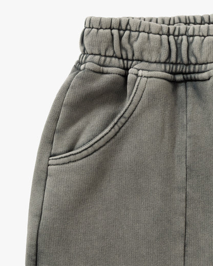 ACID WASHED JOGGER LIGHT GREY