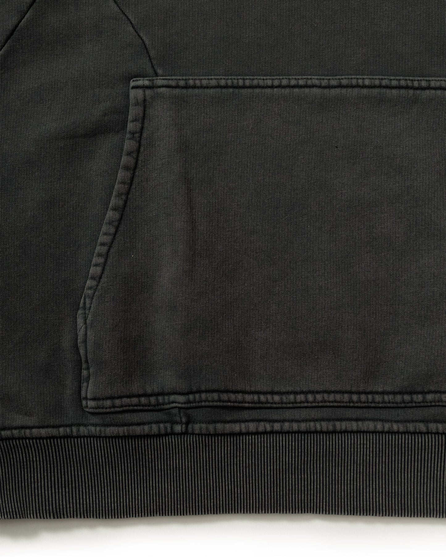 ACID WASHED HOODIE DARK GREY