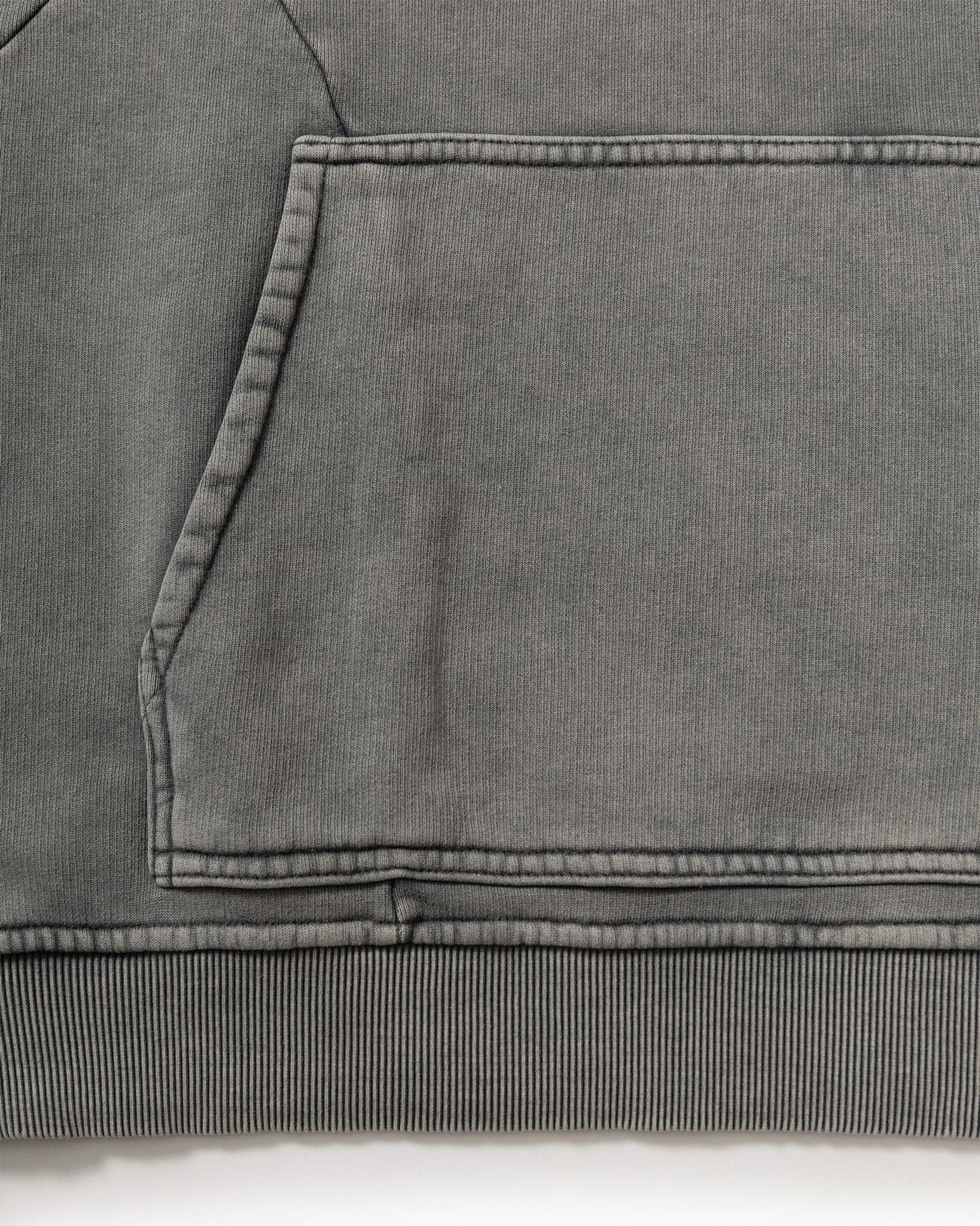 ACID WASHED HOODIE LIGHT GREY