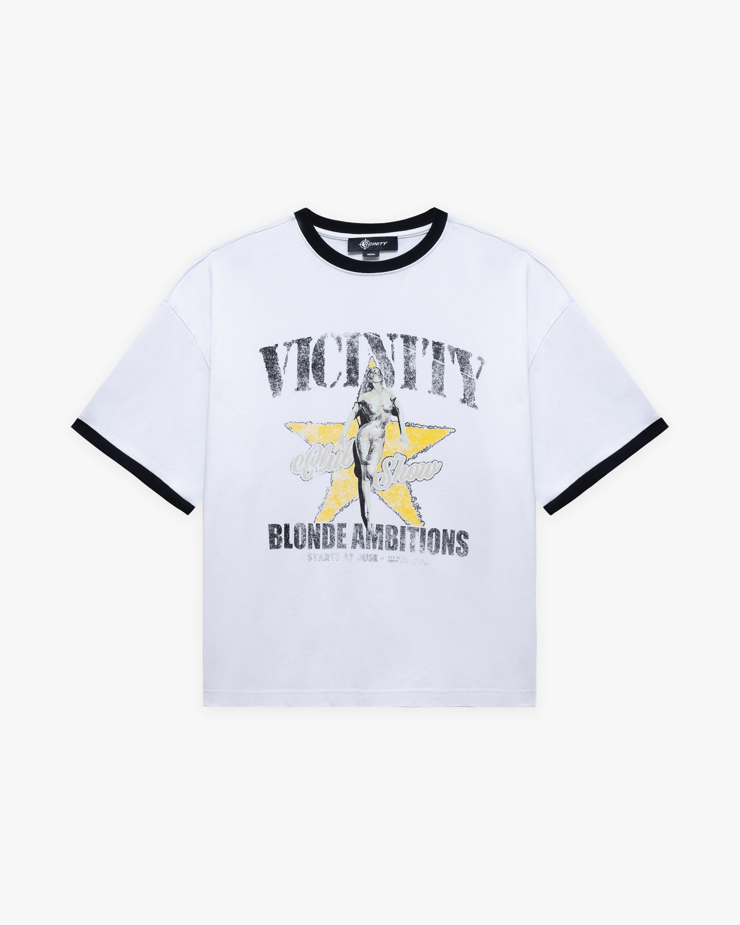 BLONDE AMBITIONS TEE WHITE