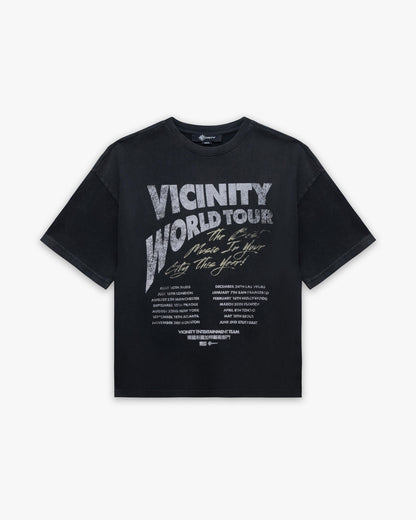 WORLD TOUR TEE VINTAGE BLACK