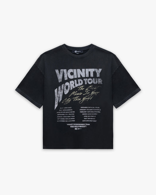 WORLD TOUR TEE VINTAGE BLACK
