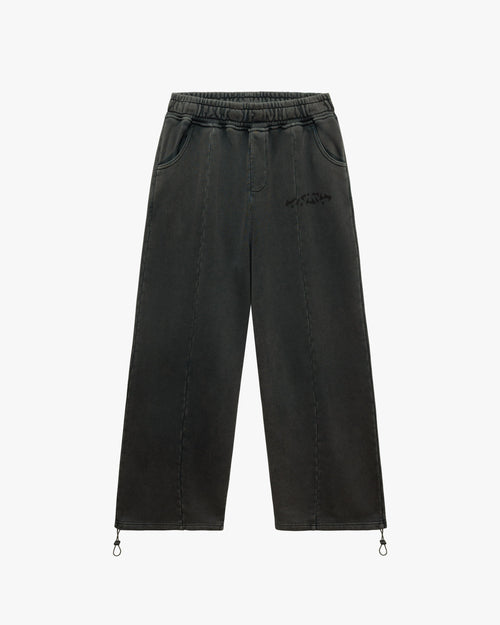 ACID WASHED JOGGER DARK GREY