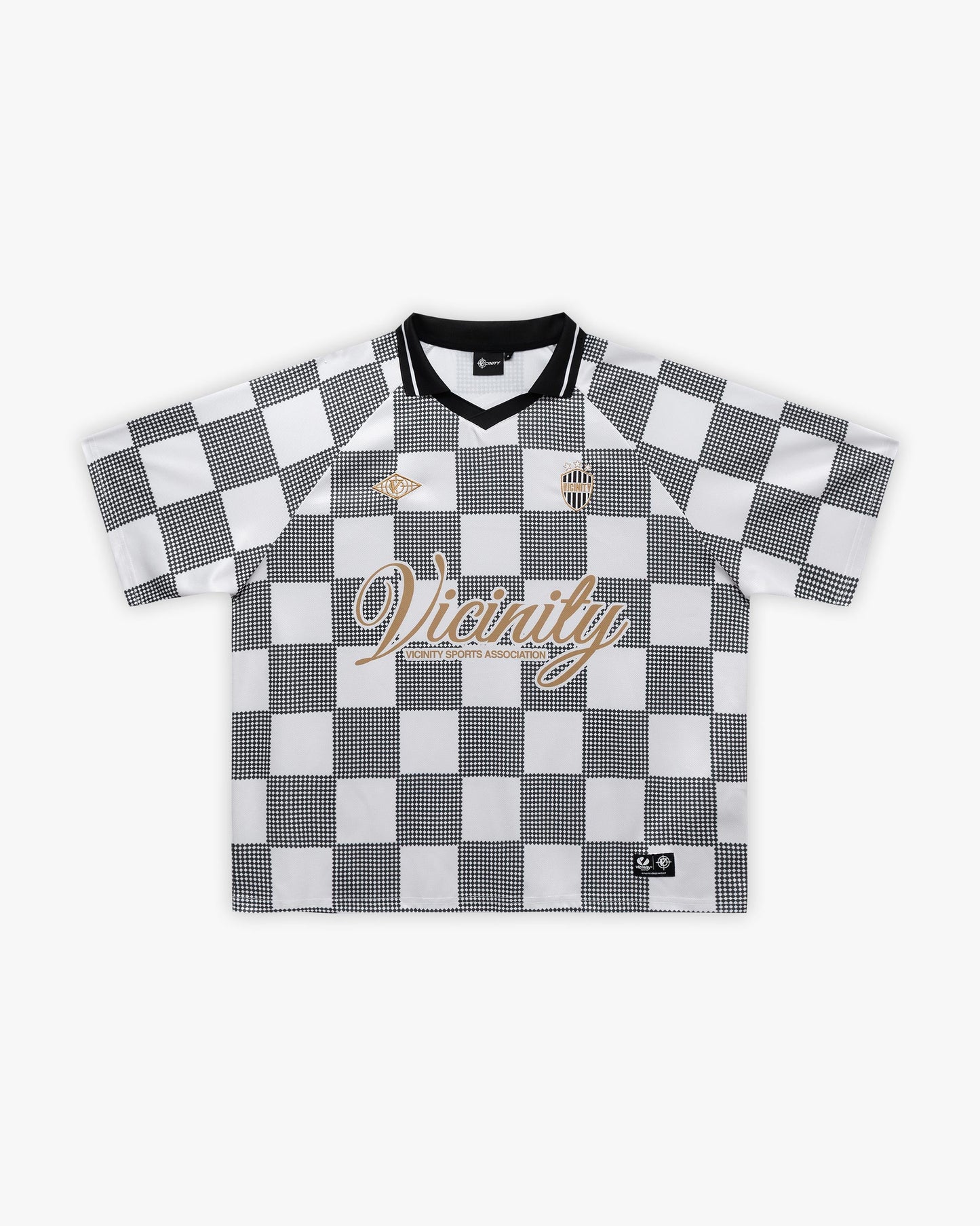 CARO CHECKER JERSEY BLACK/WHITE