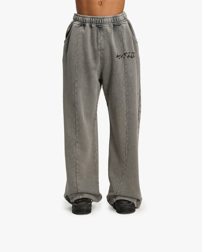 ACID WASHED JOGGER LIGHT GREY