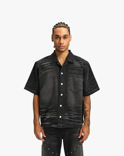 WILD SOUTH DENIM SHIRT COAL