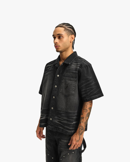 WILD SOUTH DENIM SHIRT COAL