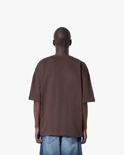 VICINITY CLUB TEE BROWN