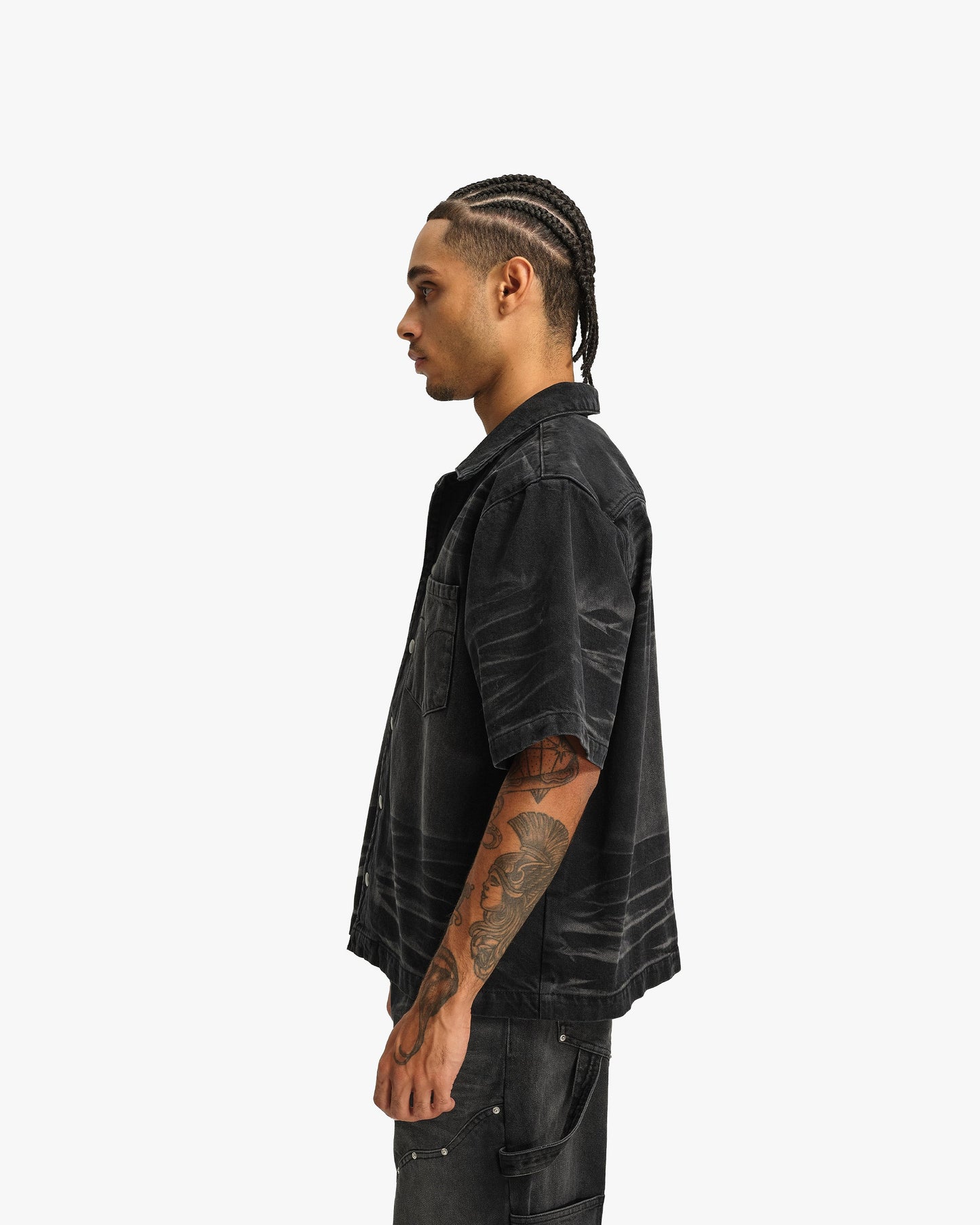 WILD SOUTH DENIM SHIRT COAL
