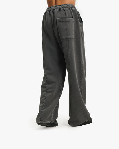 ACID WASHED JOGGER DARK GREY