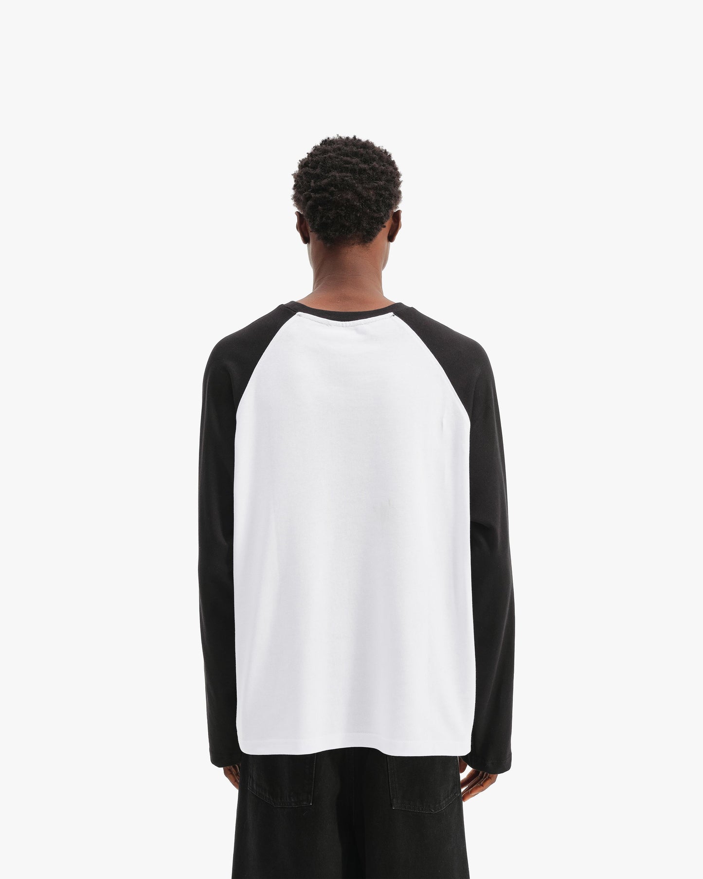 BLONDE AMBITIONS LONGSLEEVE WHITE/BLACK