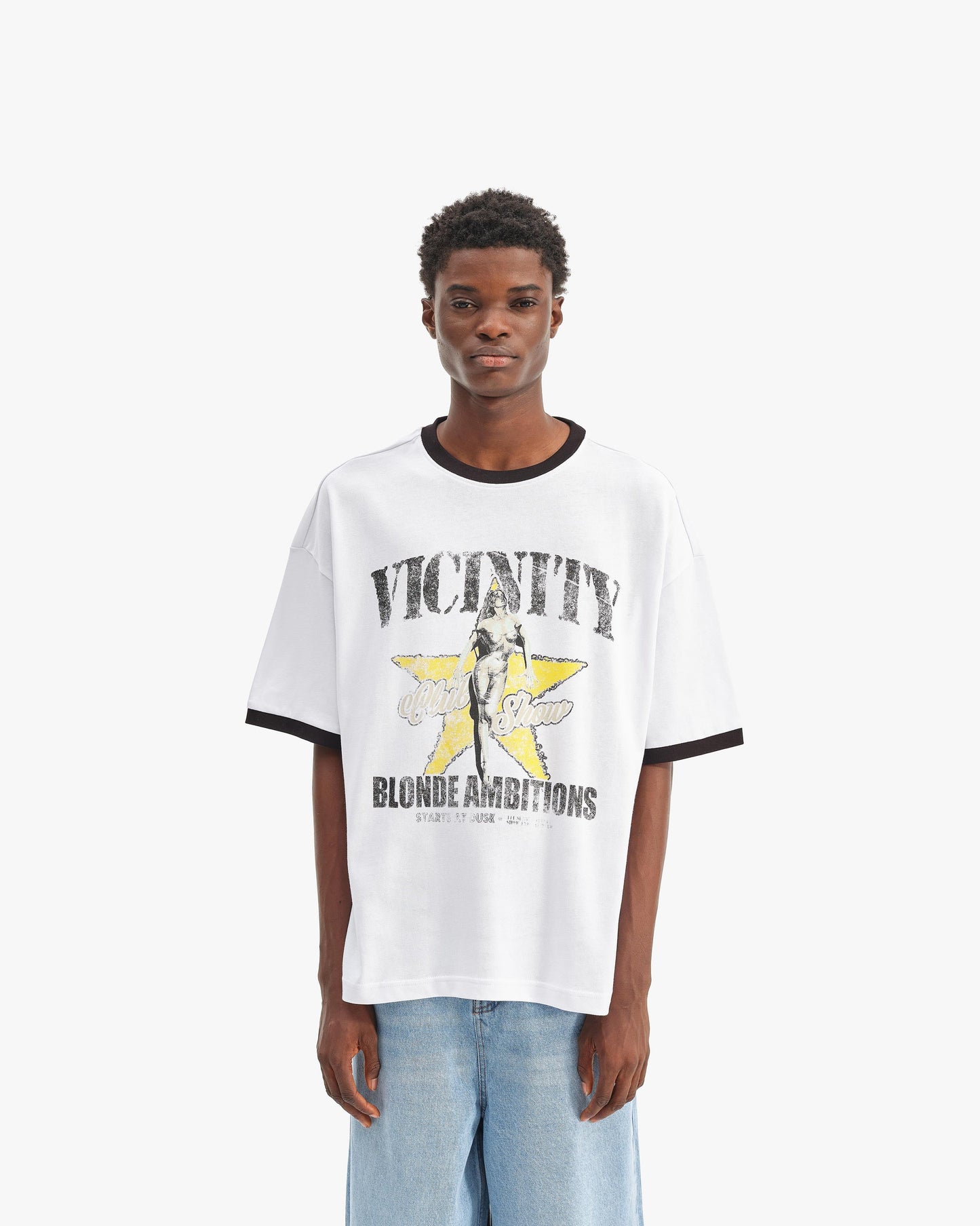 BLONDE AMBITIONS TEE WHITE