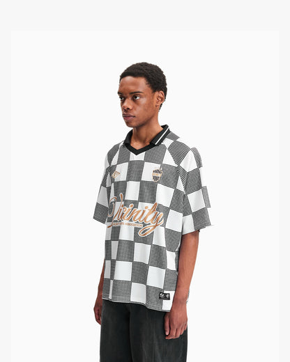 CARO CHECKER JERSEY BLACK/WHITE