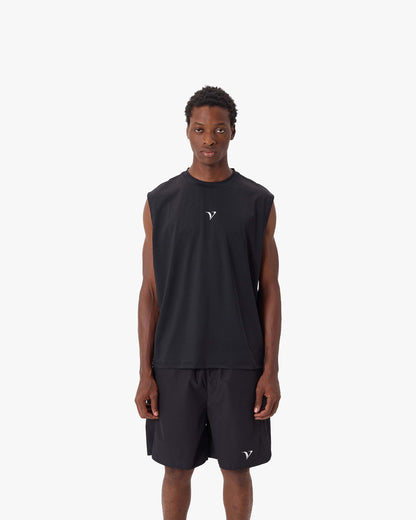 ACTIVEWEAR BOXY TANKTOP BLACK