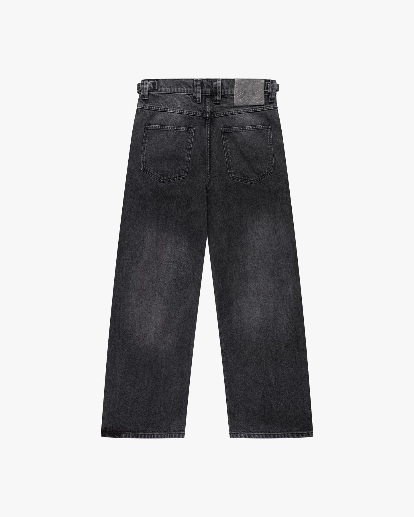 EMBOSSED SCRIPT LOGO DENIM BLACK