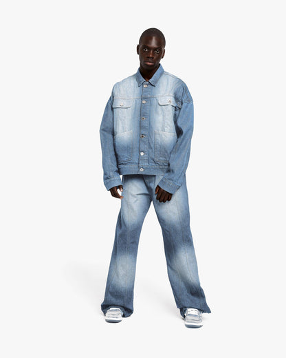 V-LOGO LIGHT BLUE DENIM