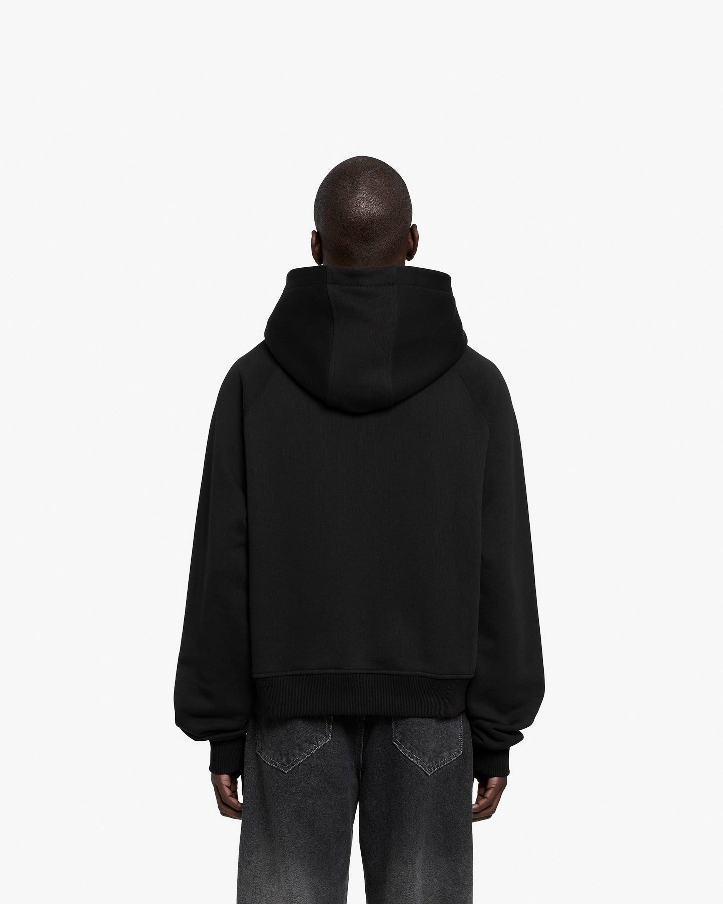 WEB LOGO HOODIE BLACK