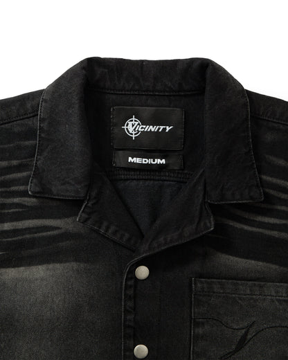 WILD SOUTH DENIM SHIRT COAL