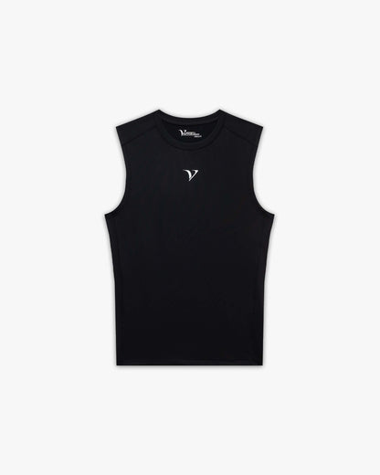 ACTIVEWEAR COMPRESSION TANKTOP BLACK