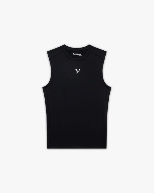 ACTIVEWEAR COMPRESSION TANKTOP BLACK