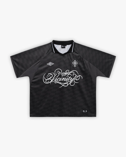 CHECKERED BW JERSEY BLACK