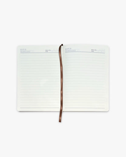 V-LOGO NOTEBOOK MOCHA