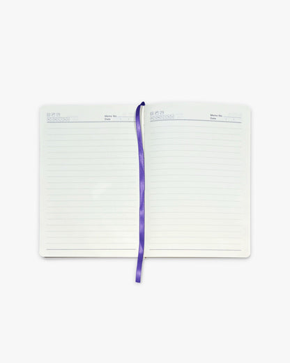 V-LOGO NOTEBOOK PURPLE