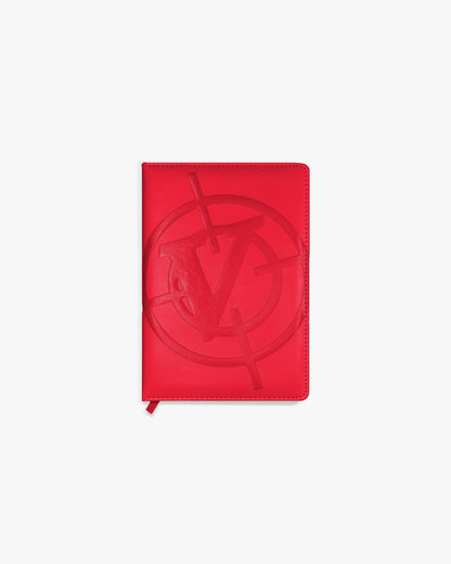V-LOGO NOTEBOOK RED