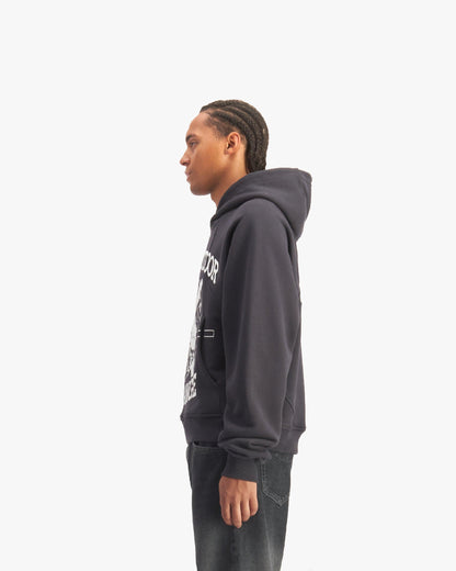AKIMBO HOODIE DARK GREY