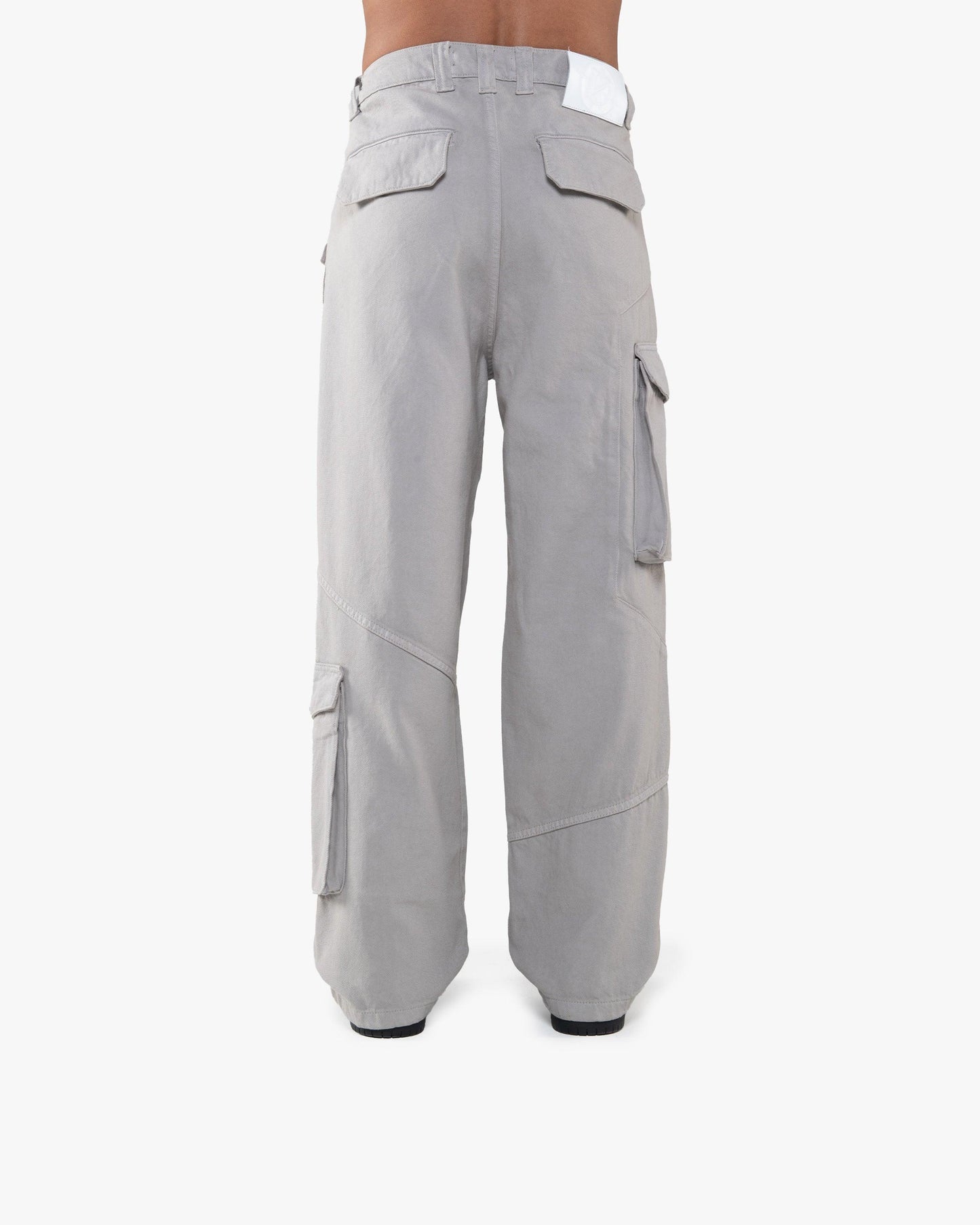 ASYMETRICAL CARGOPANTS DARK GREY
