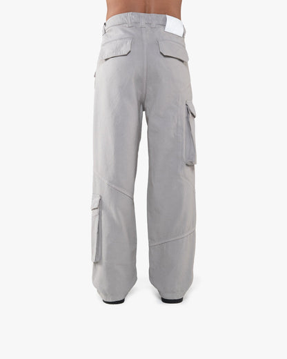 ASYMETRICAL CARGOPANTS DARK GREY